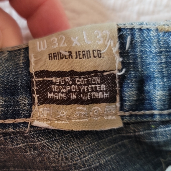 Raiders Jean Co. Men's Jeans Color Blue Size 32 x 32 NWOT - Picture 7 of 11